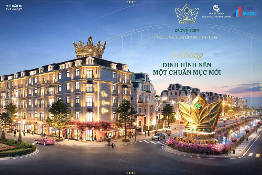 The Crown Eden Bắc Giang – Biểu tượng thương mại đẳng cấp giữa trung tâm thành phố